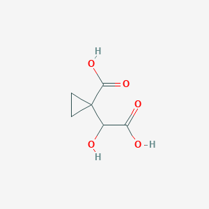 (R)-1-(Carboxy(hydroxy)methyl)cyclopropanecarboxylic acid