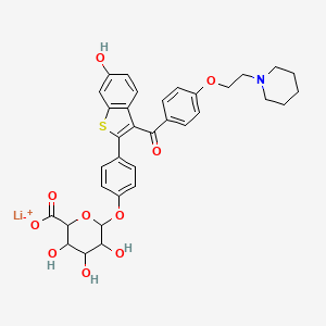 Raloxifene-4'-D-glucuronide lithium salt