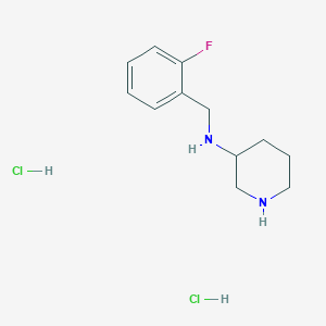 (S)-N-(2-Fluorobenzyl)piperidin-3-amine dihydrochloride