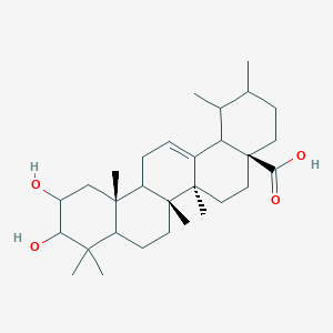 molecular formula C30H48O4 B14783968 Colosolic acid; Corsolic acid; Glucosol 