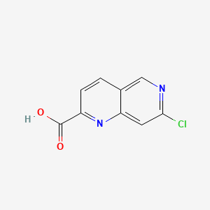 7-Chloro-1,6-naphthyridine-2-carboxylic acid