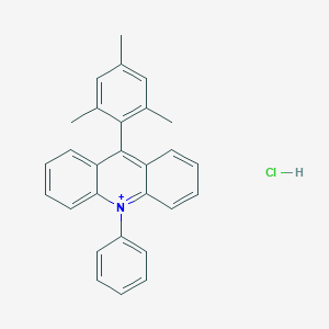 molecular formula C28H25ClN+ B14784062 9-Mesityl-10-phenylacridin-10-ium hydrochloride 