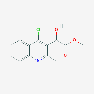 Methyl 2-(4-chloro-2-methylquinolin-3-yl)-2-hydroxyacetate