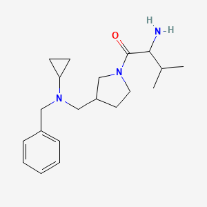 2-Amino-1-[3-[[benzyl(cyclopropyl)amino]methyl]pyrrolidin-1-yl]-3-methylbutan-1-one