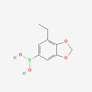 (7-Ethylbenzo[d][1,3]dioxol-5-yl)boronic acid