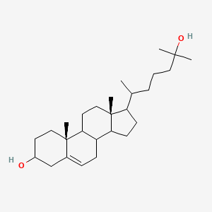 molecular formula C27H46O2 B14784157 (10R,13R)-17-(6-hydroxy-6-methylheptan-2-yl)-10,13-dimethyl-2,3,4,7,8,9,11,12,14,15,16,17-dodecahydro-1H-cyclopenta[a]phenanthren-3-ol 