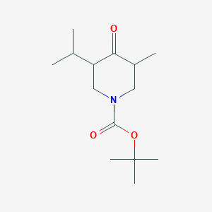 tert-Butyl 3-isopropyl-5-methyl-4-oxopiperidine-1-carboxylate