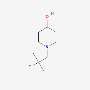 1-(2-Fluoro-2-methylpropyl)piperidin-4-ol