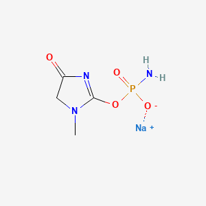 disodium [(1-methyl-4-oxo-4,5-dihydro-1H-imidazol-2-yl)amino]phosphonate