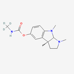 [(8bS)-3,4,8b-trimethyl-2,3a-dihydro-1H-pyrrolo[2,3-b]indol-7-yl] N-(trideuteriomethyl)carbamate