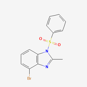 4-Bromo-2-methyl-1-(phenylsulfonyl)-1H-benzo[d]imidazole