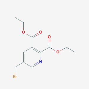 2,3-Pyridinedicarboxylic acid, 5-(bromomethyl)-, 2,3-diethyl ester