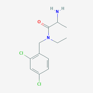 2-amino-N-[(2,4-dichlorophenyl)methyl]-N-ethylpropanamide