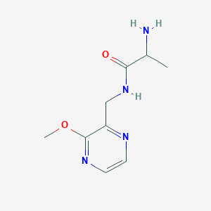 molecular formula C9H14N4O2 B14784274 2-amino-N-[(3-methoxypyrazin-2-yl)methyl]propanamide 