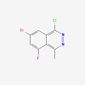 7-Bromo-1-chloro-5-fluoro-4-methylphthalazine