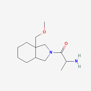 2-amino-1-(3a-(methoxymethyl)octahydro-2H-isoindol-2-yl)propan-1-one