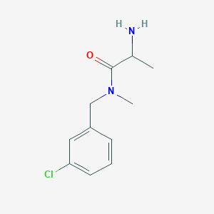 2-amino-N-[(3-chlorophenyl)methyl]-N-methylpropanamide