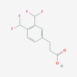 (3,4-Bis(difluoromethyl)phenyl)propanoic acid