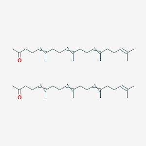 molecular formula C46H76O2 B14784328 6,10,14,18-tetramethylnonadeca-5,9,13,17-tetraen-2-one 