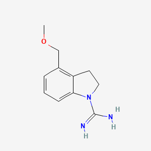 4-(Methoxymethyl)indoline-1-carboximidamide