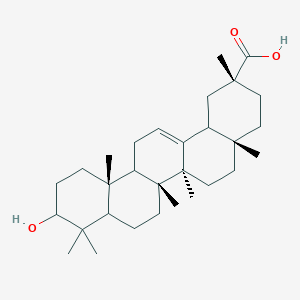 molecular formula C30H48O3 B14784489 (2R,4aS,6aS,6bR,12aR)-10-hydroxy-2,4a,6a,6b,9,9,12a-heptamethyl-1,3,4,5,6,6a,7,8,8a,10,11,12,13,14b-tetradecahydropicene-2-carboxylic acid 