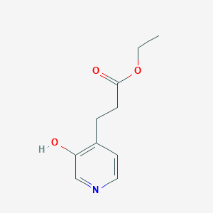 molecular formula C10H13NO3 B14784539 Ethyl 3-(3-hydroxypyridin-4-yl)propanoate 