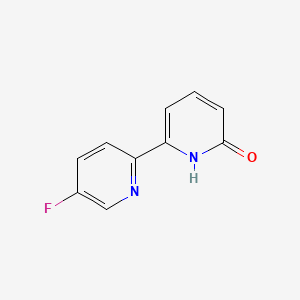 molecular formula C10H7FN2O B14784617 [2,2'-Bipyridin]-6(1H)-one, 5'-fluoro- 