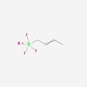 molecular formula C4H7BF3K B14784621 potassium [(2Z)-but-2-en-1-yl]trifluoroboranuide 