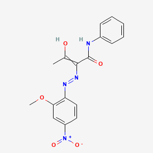 molecular formula C17H16N4O5 B14784668 C.I.Pigment Yellow 74 (C.I.11741) 