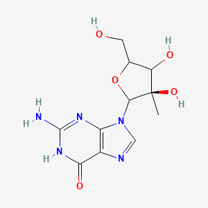 2-amino-9-[(3R)-3,4-dihydroxy-5-(hydroxymethyl)-3-methyloxolan-2-yl]-1H-purin-6-one