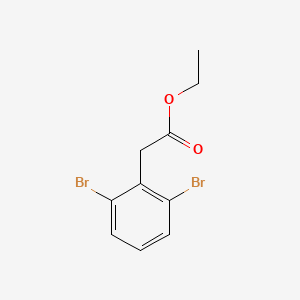 molecular formula C10H10Br2O2 B14784714 Ethyl 2-(2,6-dibromophenyl)acetate 