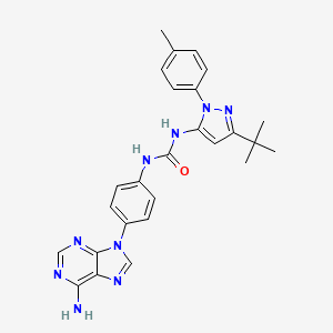 1-[4-(6-Amino-9h-Purin-9-Yl)phenyl]-3-[3-Tert-Butyl-1-(4-Methylphenyl)-1h-Pyrazol-5-Yl]urea