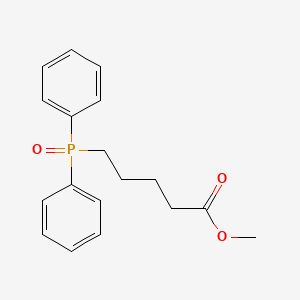 molecular formula C18H21O3P B14784818 Methyl 5-(diphenylphosphoryl)pentanoate 