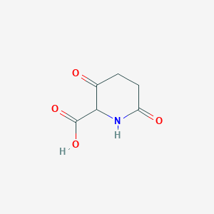 molecular formula C6H7NO4 B14784912 (S)-3,6-Dioxopiperidine-2-carboxylic acid 