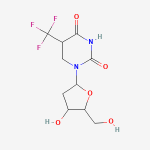 molecular formula C10H13F3N2O5 B14784918 Trifluorothymidine; 5-Trifluorothymidine;TFT 