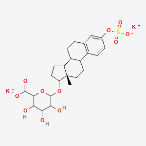 molecular formula C24H30K2O11S B14784935 Estradiol 3-sulfate 17beta-Glucuronide (potassium salt) 