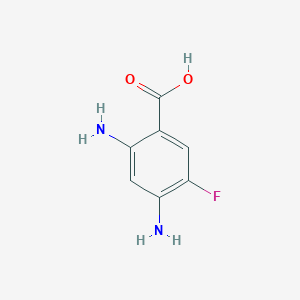 2,4-Diamino-5-fluorobenzoic acid