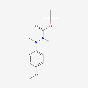 tert-Butyl 2-(4-methoxyphenyl)-2-methylhydrazinecarboxylate