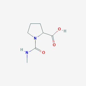 1-(Methylcarbamoyl)pyrrolidine-2-carboxylic acid