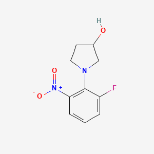 1-(2-Fluoro-6-nitrophenyl)pyrrolidin-3-ol