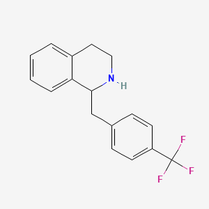 molecular formula C17H16F3N B14784984 1-(4-Trifluoromethyl-benzyl)-1,2,3,4-tetrahydro-isoquinoline 