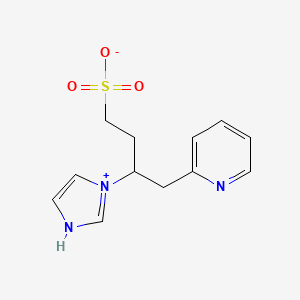 1-[1-(Pyridin-2-yl)-4-sulfonatobutan-2-yl]imidazol-1-ium