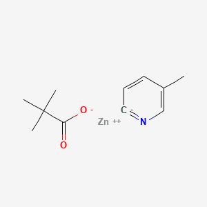 zinc;2,2-dimethylpropanoate;5-methyl-2H-pyridin-2-ide