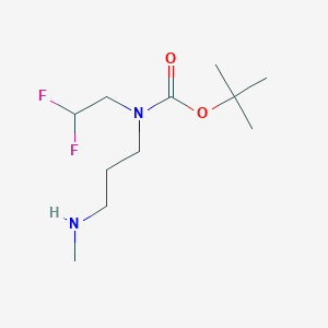 tert-Butyl (2,2-difluoroethyl)(3-(methylamino)propyl)carbamate