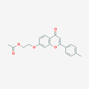 2-((4-Oxo-2-(p-tolyl)-4H-chromen-7-yl)oxy)ethyl acetate