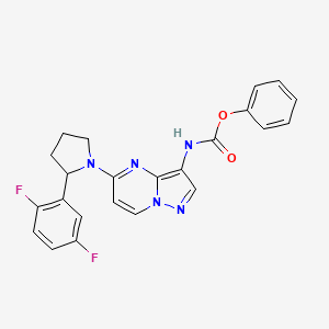 phenyl N-[5-[2-(2,5-difluorophenyl)pyrrolidin-1-yl]pyrazolo[1,5-a]pyrimidin-3-yl]carbamate