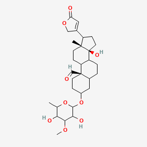 molecular formula C30H44O9 B14785067 Cannogenin alpha-L-thevetoside; Encordin 