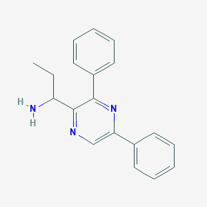 1-(3,5-Diphenylpyrazin-2-yl)propan-1-amine