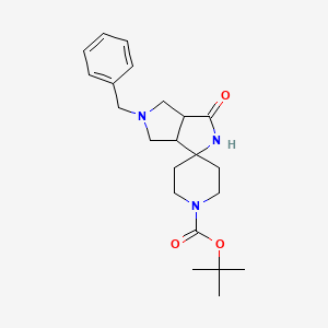 rel-tert-Butyl (3a'S,6a'S)-5'-benzyl-3'-oxohexahydro-2'H-spiro[piperidine-4,1'-pyrrolo[3,4-c]pyrrole]-1-carboxylate