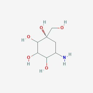 (1S)-5-amino-1-(hydroxymethyl)cyclohexane-1,2,3,4-tetrol